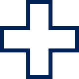 Healthcare icon. A Red Cross symbol