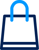 Retail logo. A shopping bag.